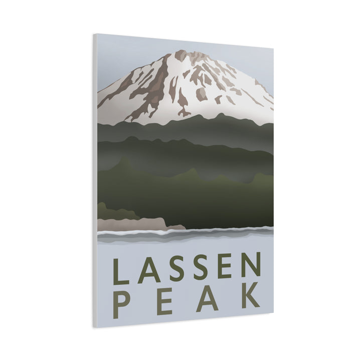 Lassen Peak Canvas Print – Botanical Wall Art by Printify