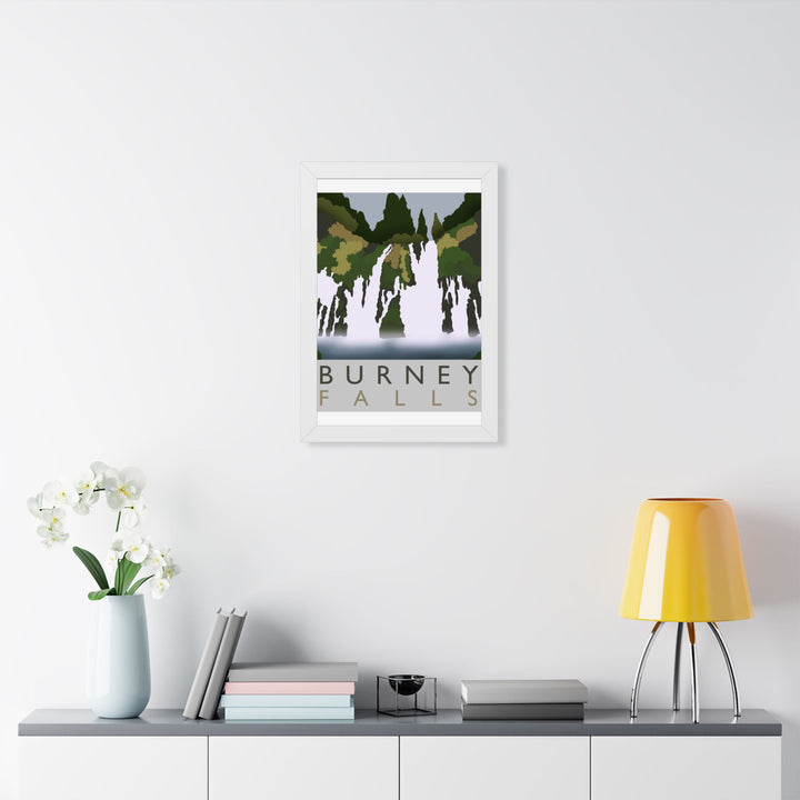 Burney Falls Framed Print – Wall Art