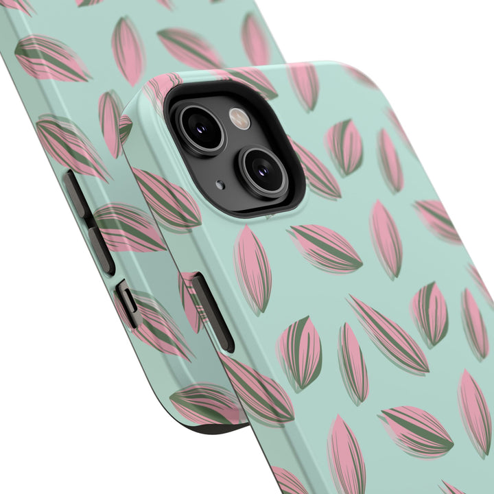 Tradescantia Nanouk Pattern Phone Case – Dual Layer Protective Cover