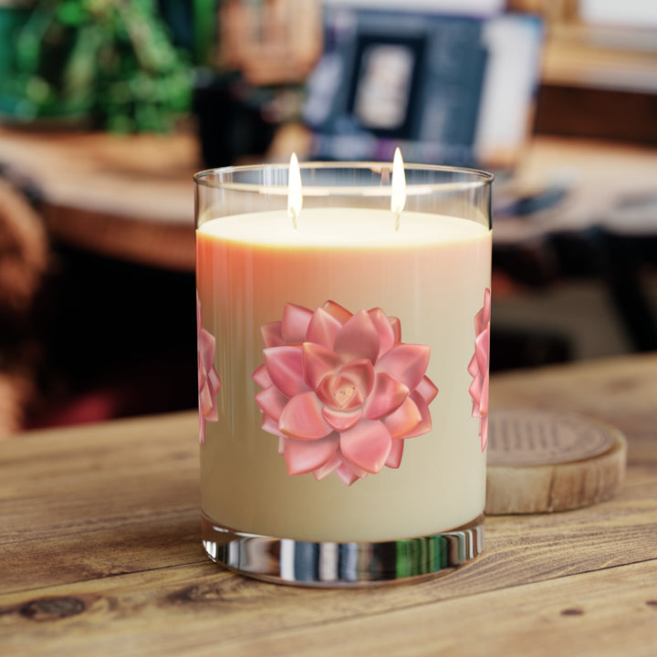 Graptosedum California Sunset Scented Soy Candle 11oz White Tea And Fig Minted Lavender And Sage Ocean Mist And Moss