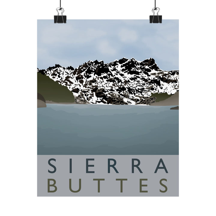 Sierra Buttes Print – Unframed Wall Art