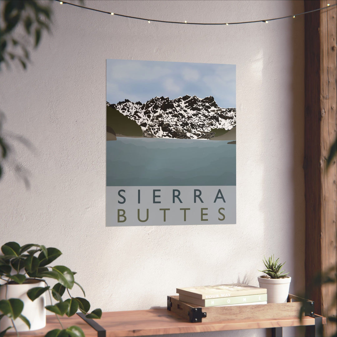 Sierra Buttes Print – Unframed Wall Art