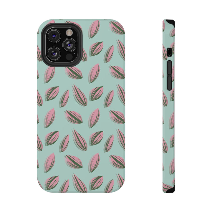 Tradescantia Nanouk Pattern Phone Case – Dual Layer Protective Cover