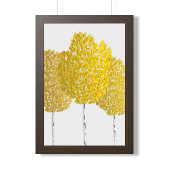 Fall Aspen Framed Print – Wall Art