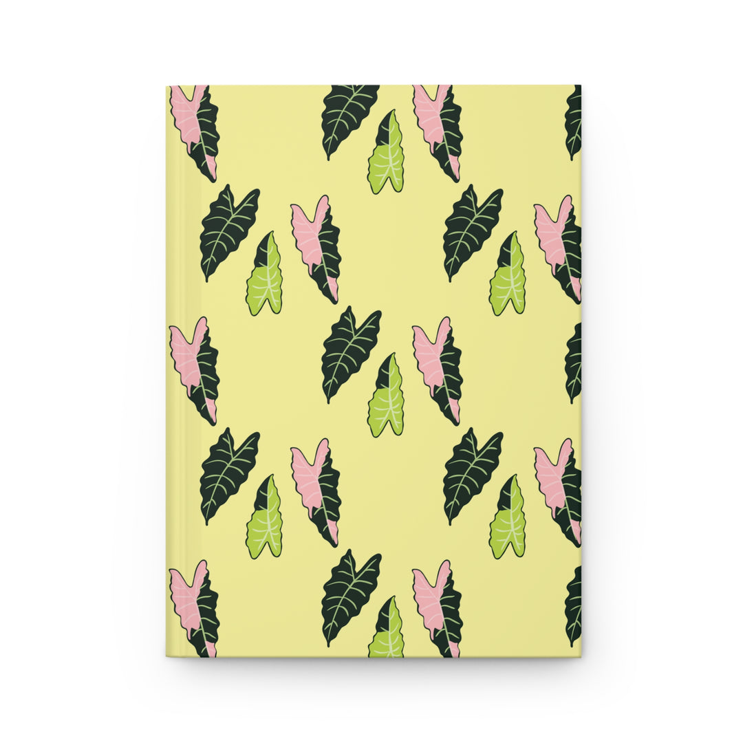 Alocasia Pattern Hardcover Journal For Plant Lovers Matte Finish Garden Notebook The Potted Pixel