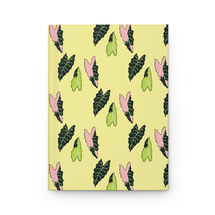 Alocasia Pattern Hardcover Journal For Plant Lovers Matte Finish Garden Notebook The Potted Pixel