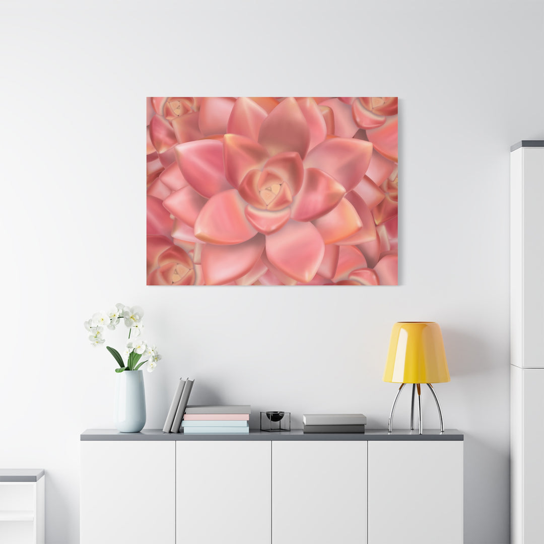 Graptosedum California Sunset Succulent Canvas Print – Botanical Wall Art - The Potted Pixel
