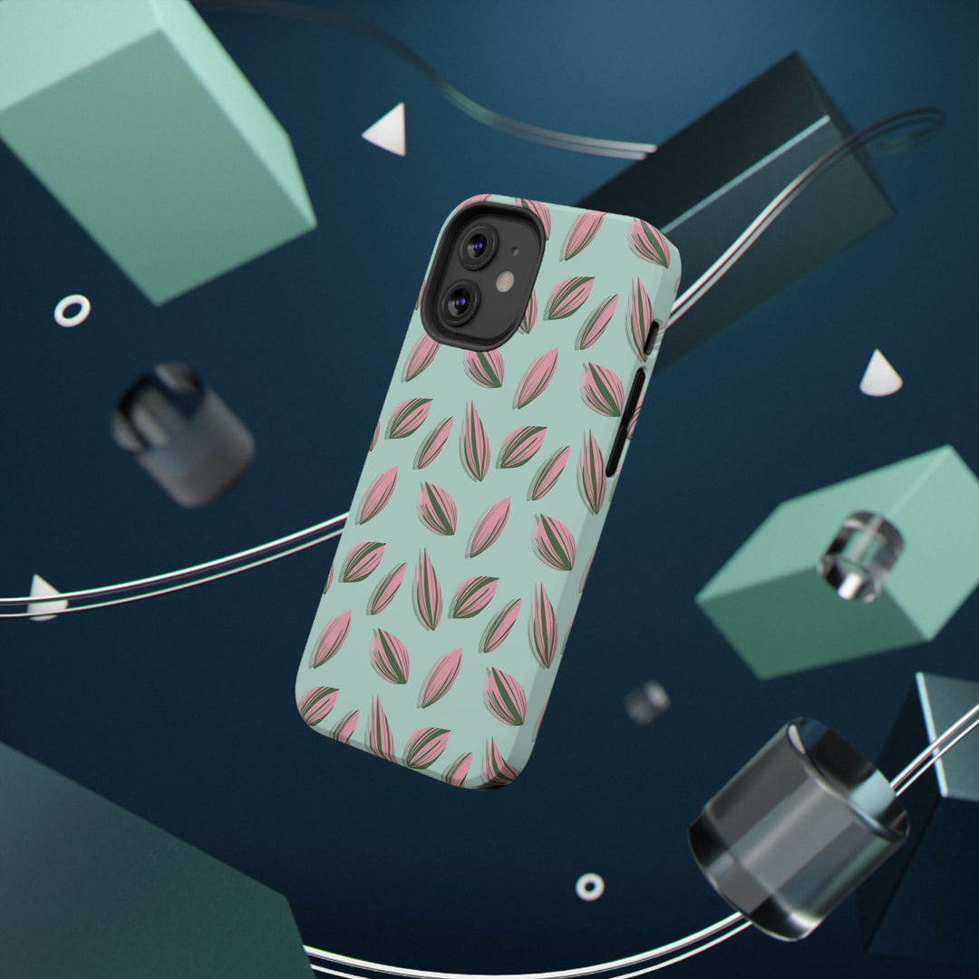 Tradescantia Nanouk Pattern Phone Case – Dual Layer Protective Cover