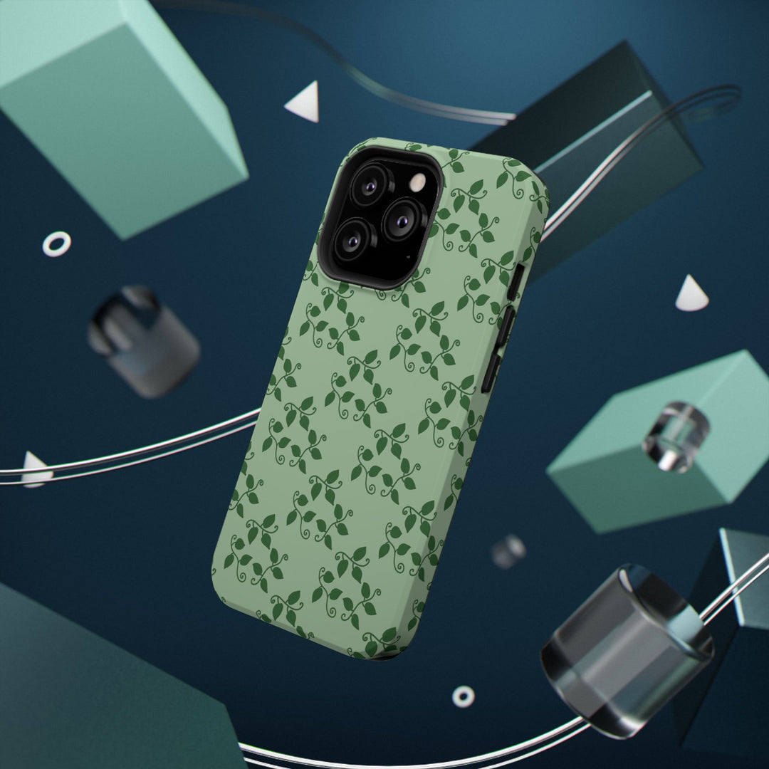 Pothos Pattern Phone Case – Dual Layer Protective Cover
