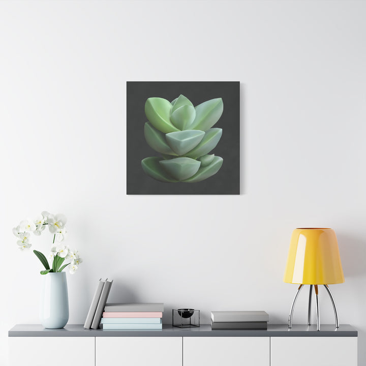 Crassula Canvas Print – Botanical Wall Art