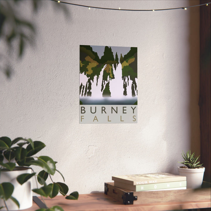 Burney Falls Print – Unframed Wall Art
