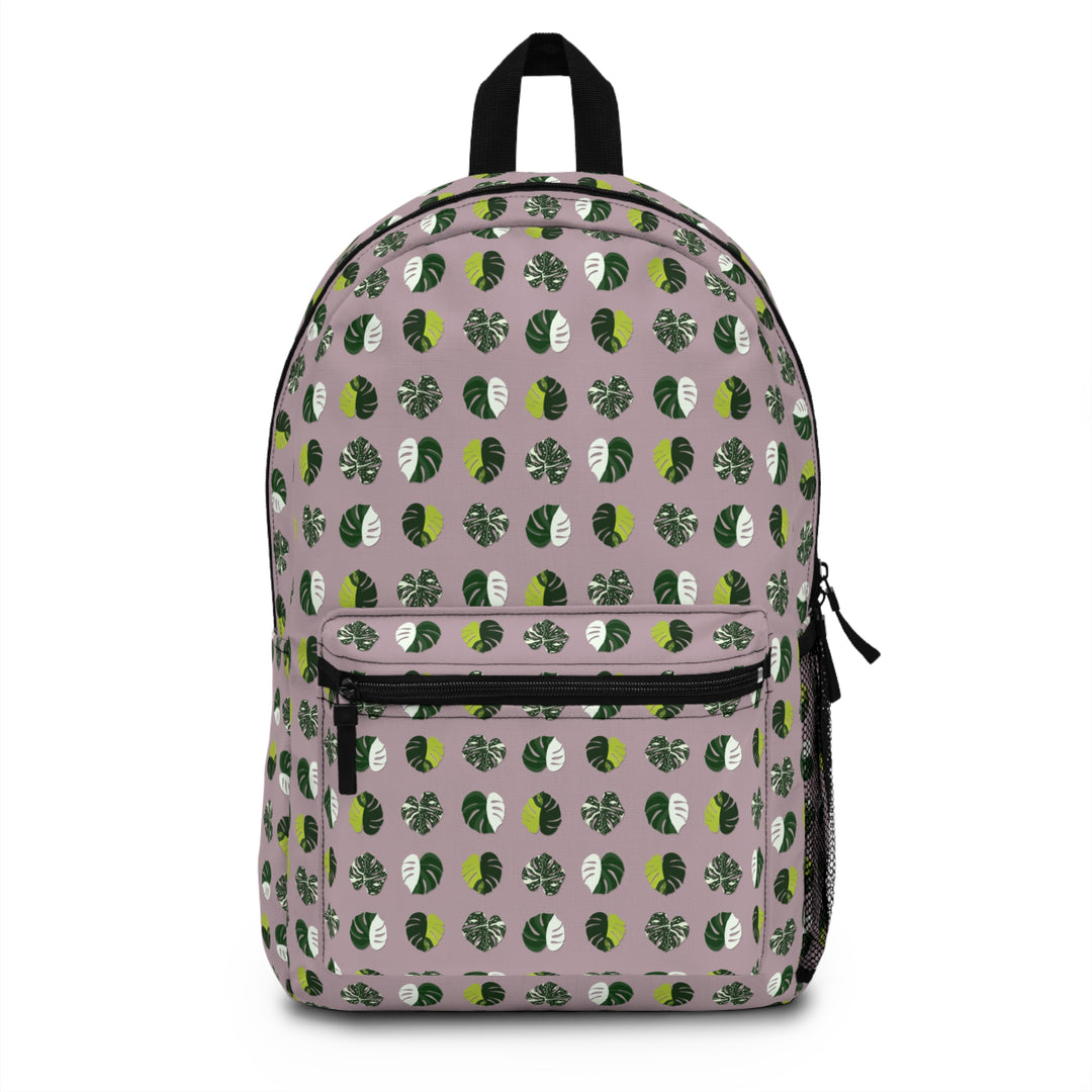 Variegated Monstera Pattern Backpack