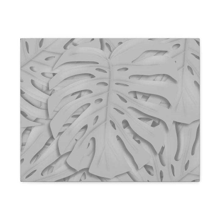 Monstera Canvas Art 24x36 Matte Texture Indoor Botanical Wall Print Modern Home Decor