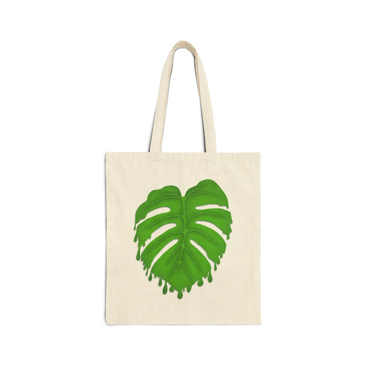 Cotton Tote Bag Large Canvas Shopping Bag With Plant Print Eco Friendly Reusable Durable Tote