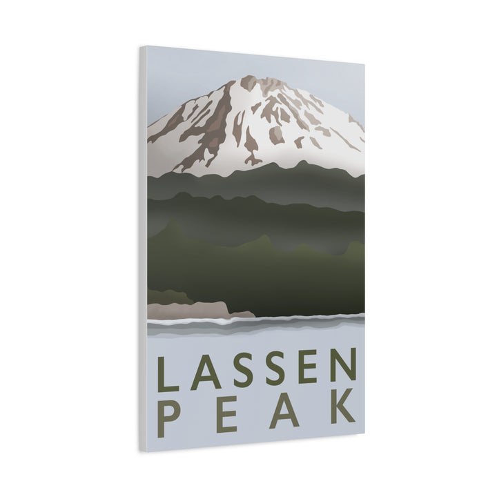 Lassen Peak Canvas Print – Botanical Wall Art by Printify