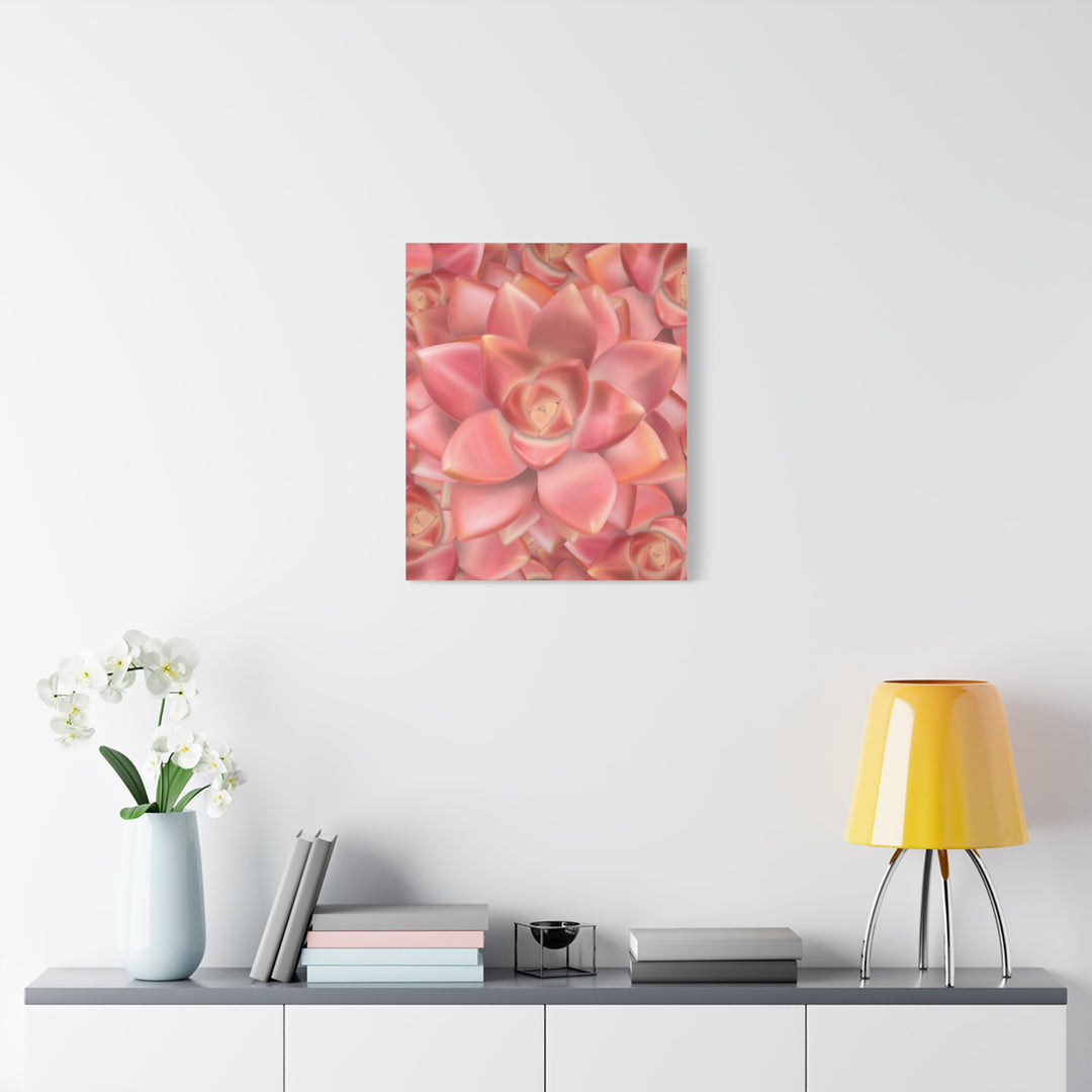 Graptosedum California Sunset Succulent Canvas Print – Botanical Wall Art - The Potted Pixel