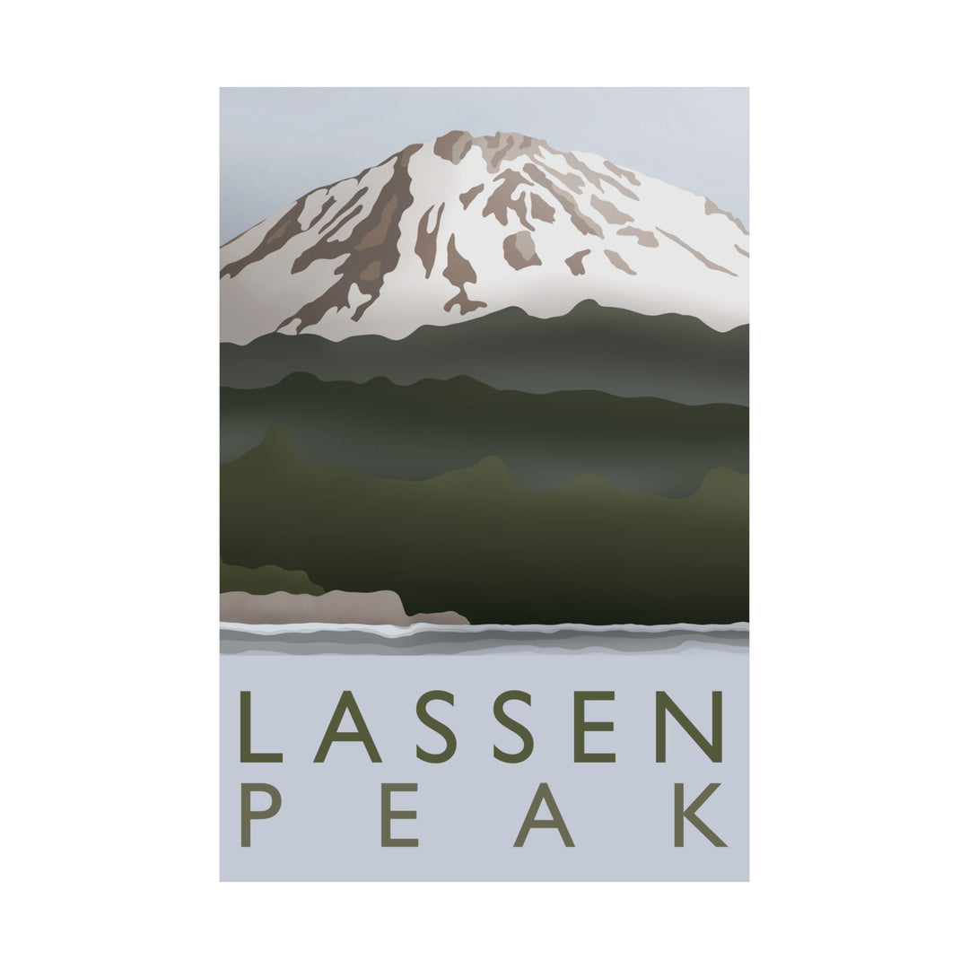Lassen Peak Print – Unframed Wall Art