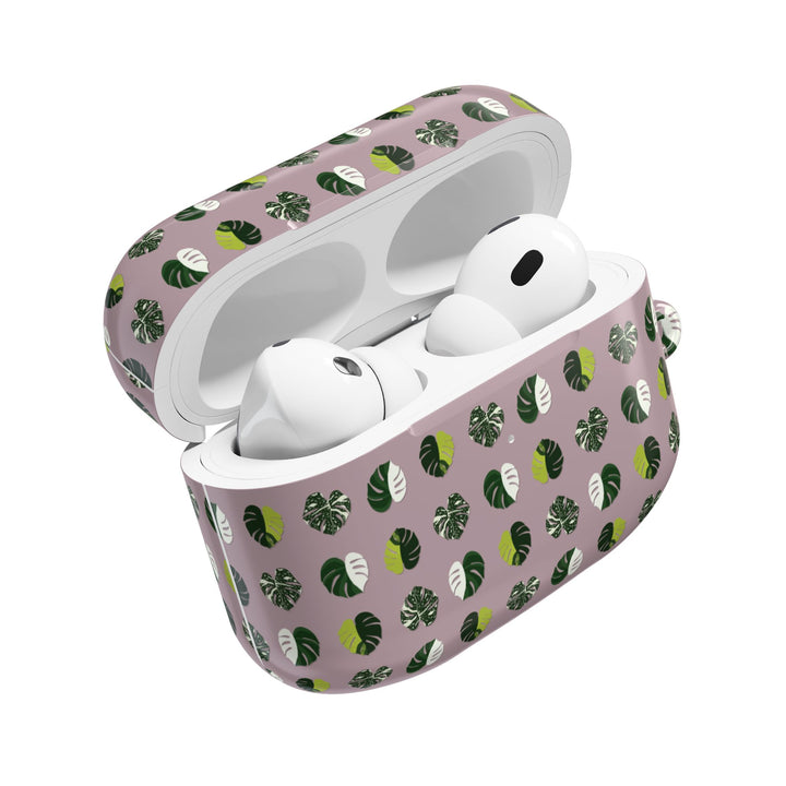 Variegated Monstera Pattern AirPod Cases