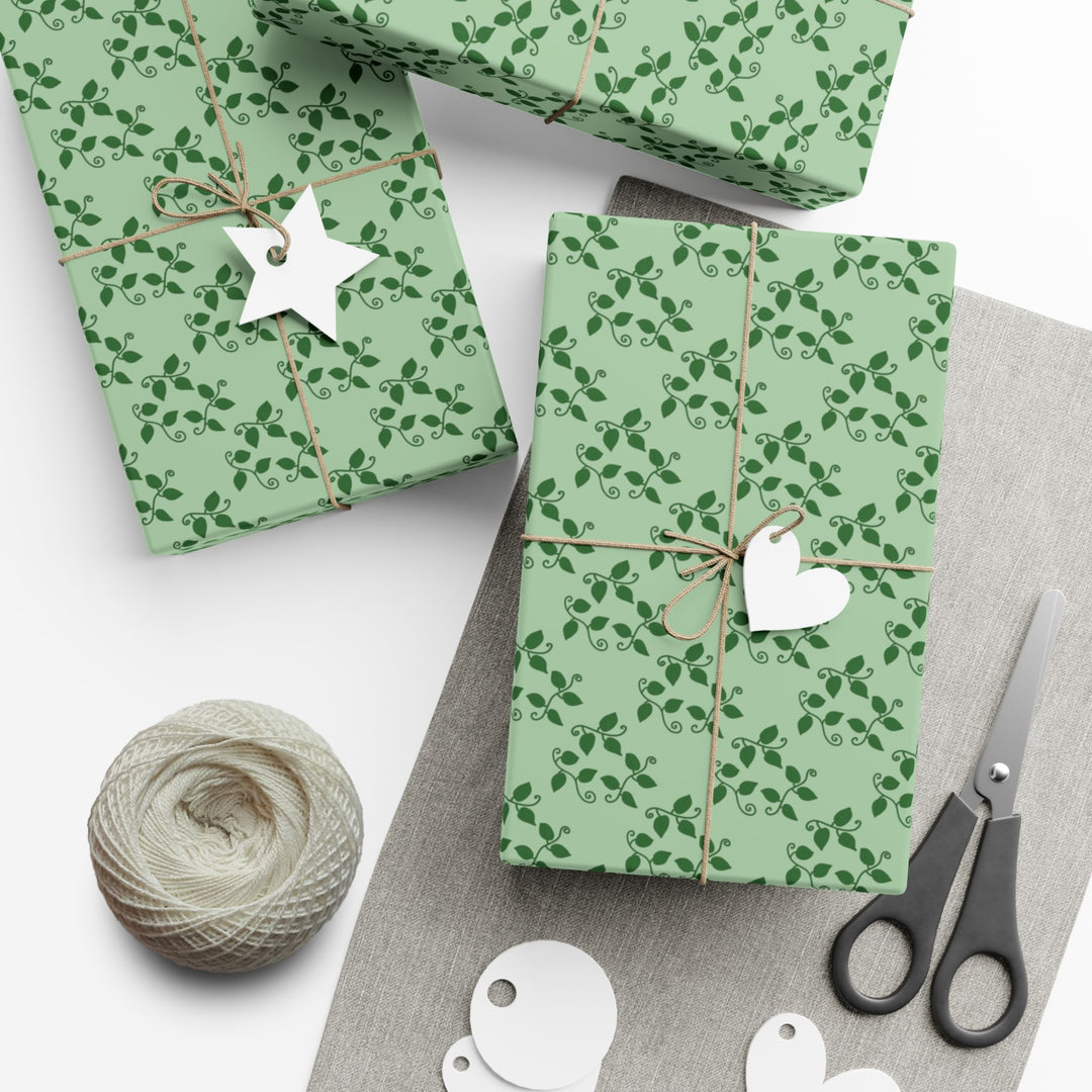 Pothos Pattern Wrapping Paper – Botanical Gift Wrap Roll