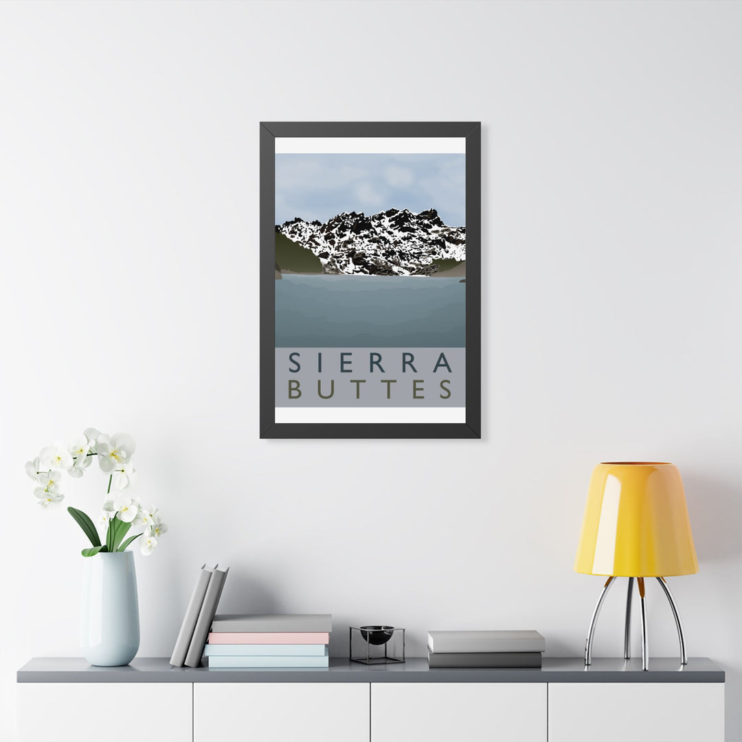 Sierra Buttes Framed Print – Wall Art