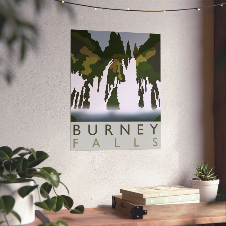 Burney Falls Print – Unframed Wall Art