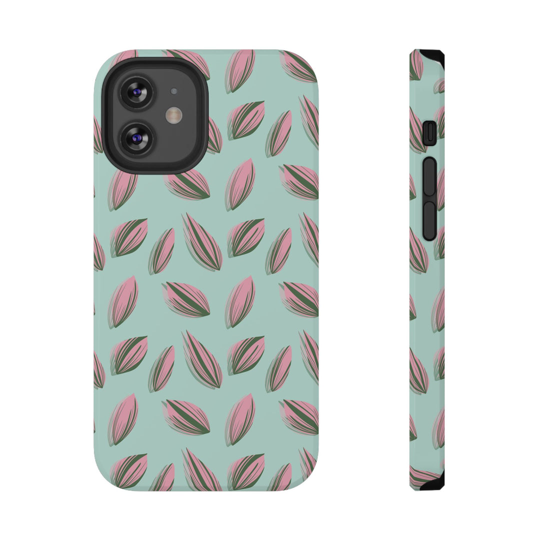 Tradescantia Nanouk Pattern Phone Case – Dual Layer Protective Cover