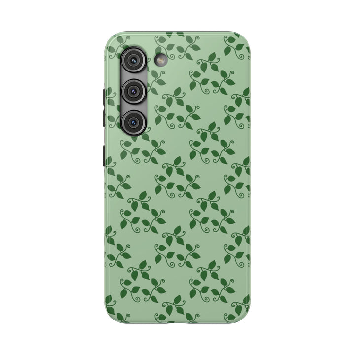 Pothos Pattern Phone Case – Dual Layer Protective Cover