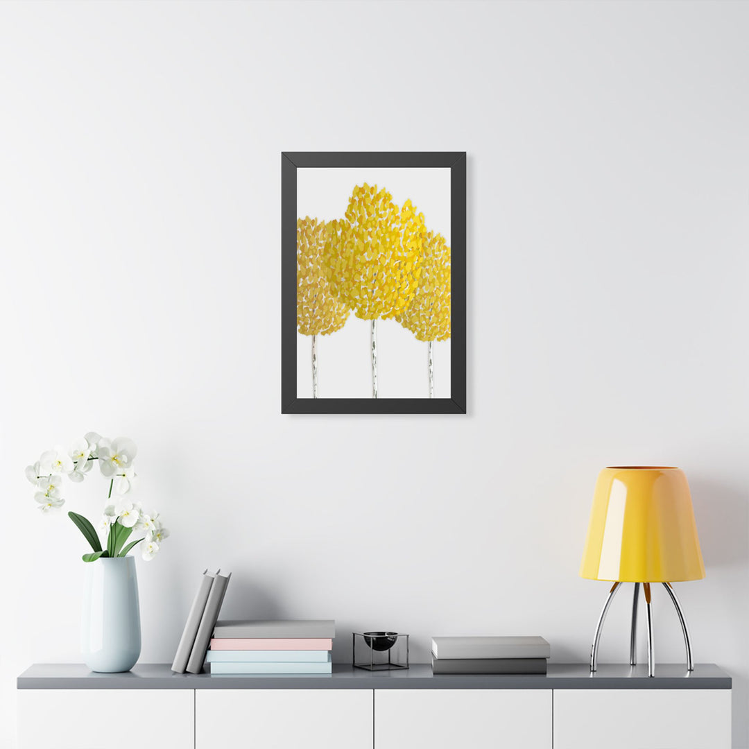 Fall Aspen Framed Print – Wall Art