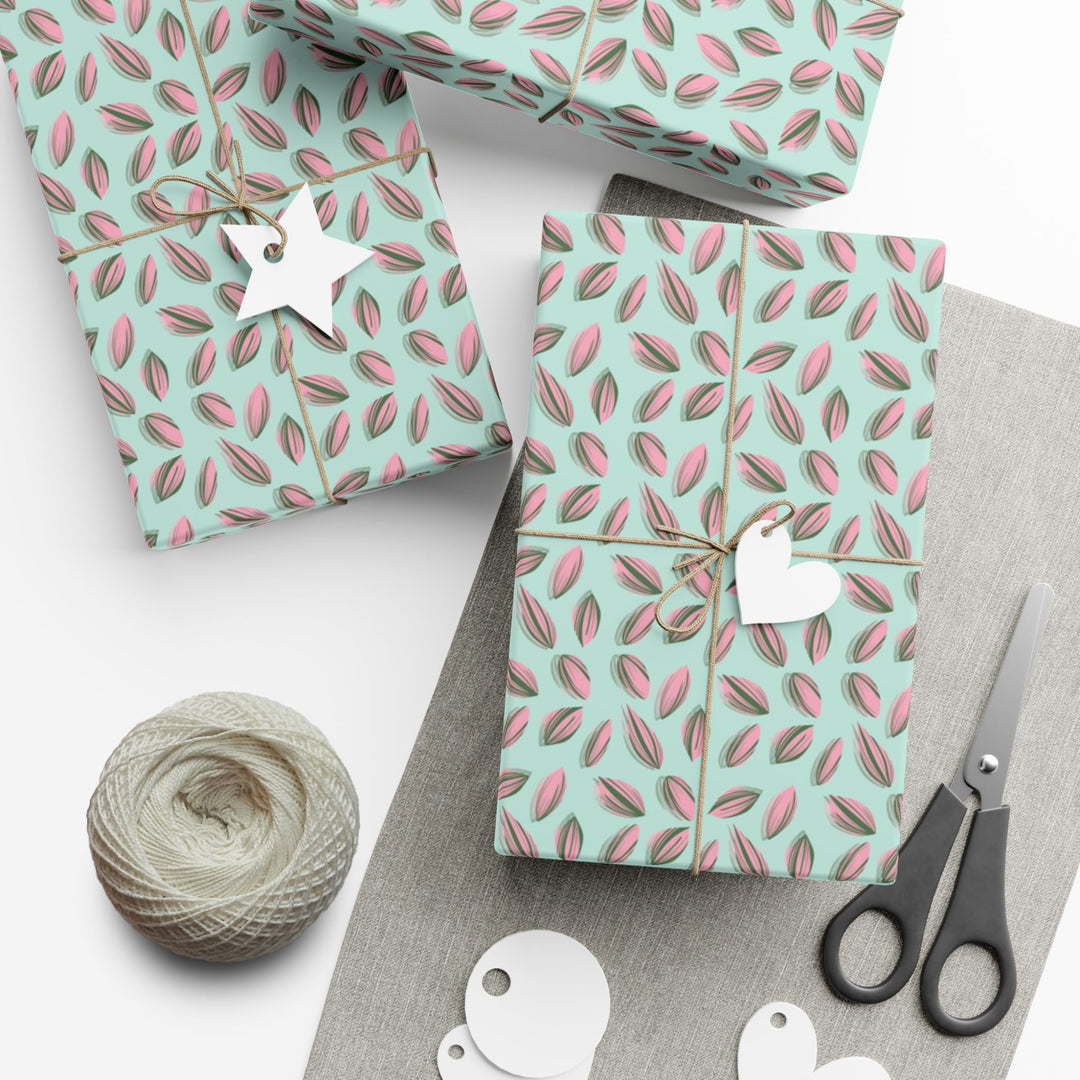 Tradescantia Pattern Wrapping Paper – Botanical Gift Wrap Roll