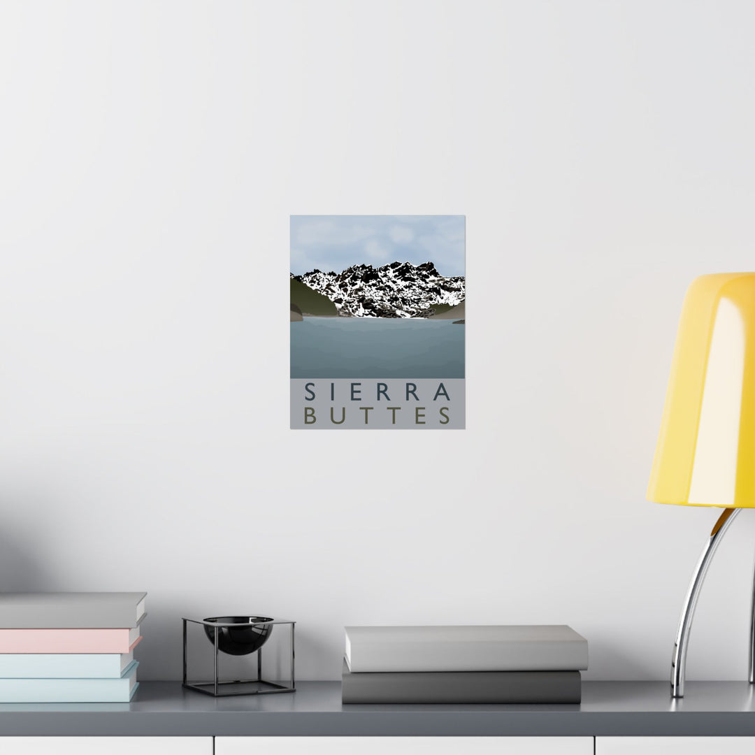 Sierra Buttes Print – Unframed Wall Art
