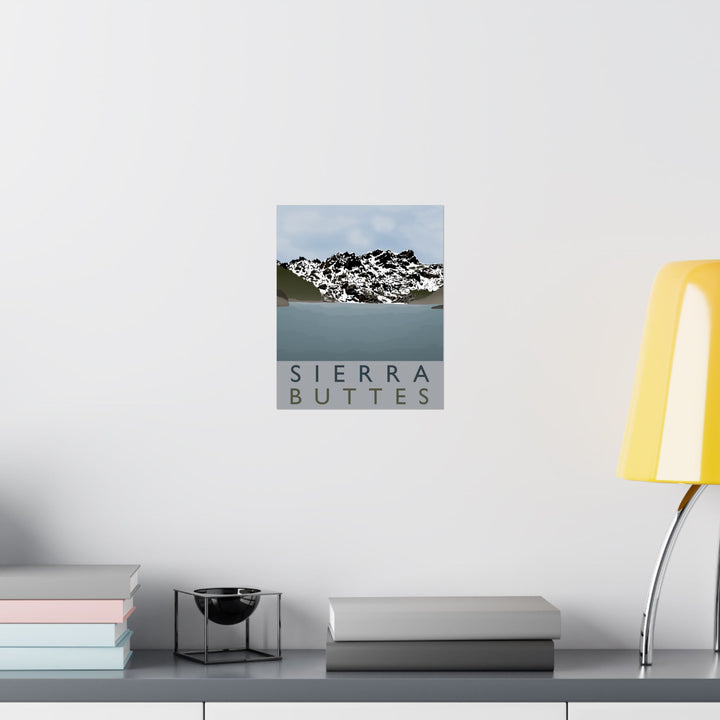 Sierra Buttes Print – Unframed Wall Art