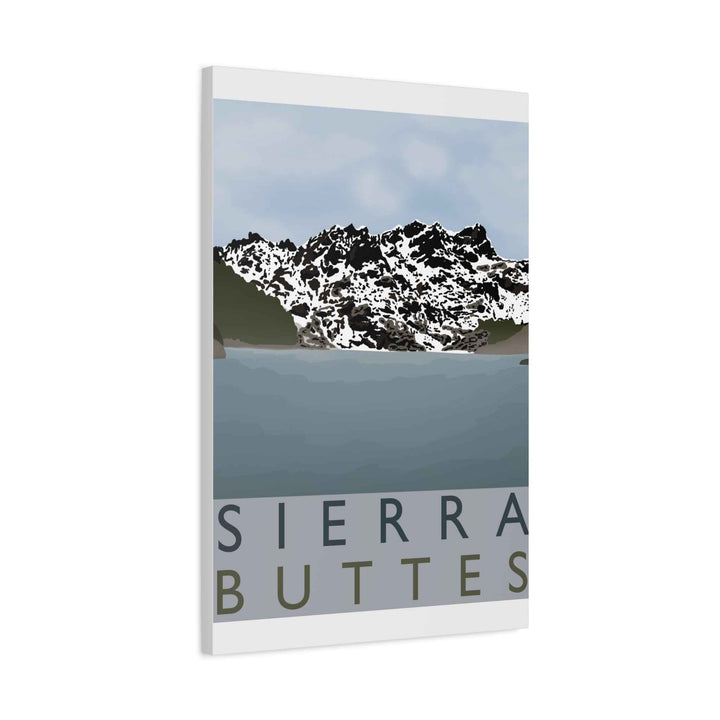 Sierra Buttes Minimalist Canvas