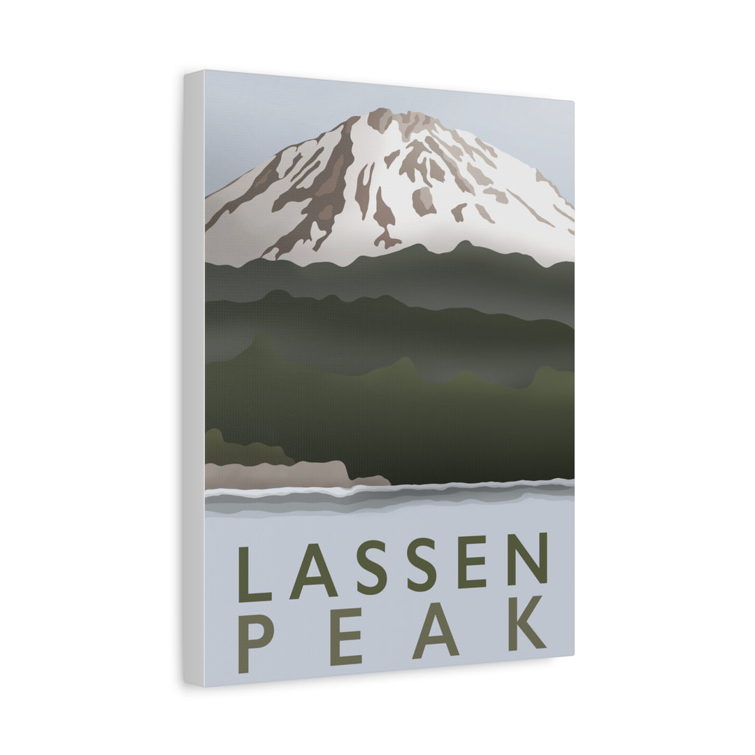 Lassen Peak Canvas Print – Botanical Wall Art by Printify