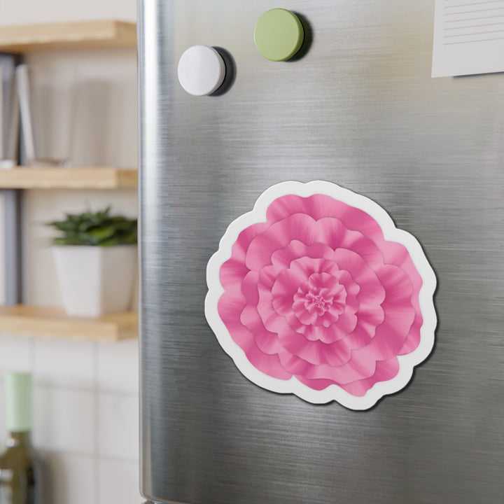 Abstract Peony Magnet