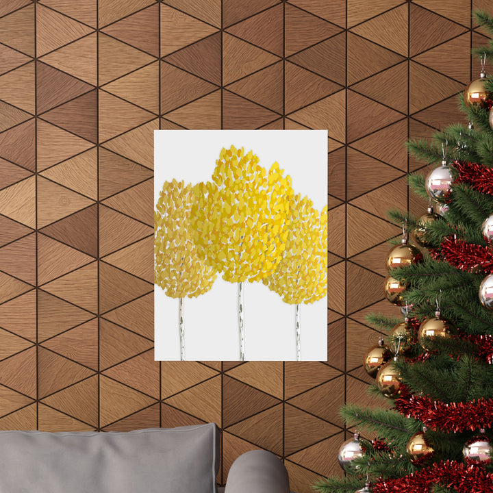 Fall Aspen Print – Unframed Wall Art