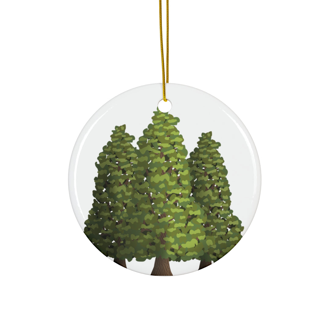 Incense Cedar Ceramic Ornament