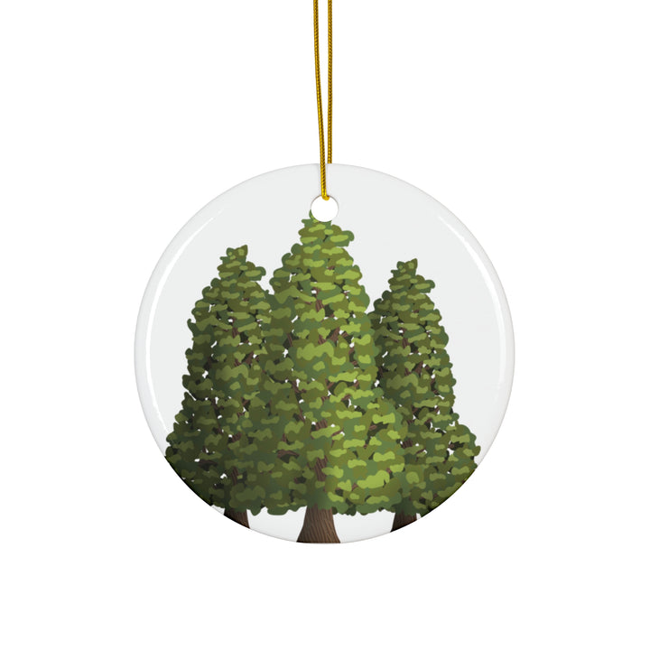 Incense Cedar Ceramic Ornament