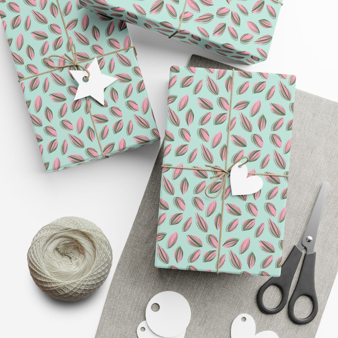 Tradescantia Pattern Wrapping Paper – Botanical Gift Wrap Roll