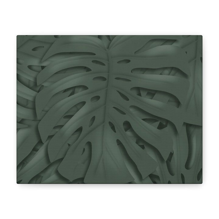 Monstera Canvas Art Tropical Leaf Wall Decor Durable Matte Finish Cotton Canvas Print 24x36