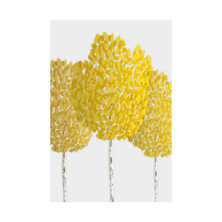Fall Aspen Print – Unframed Wall Art