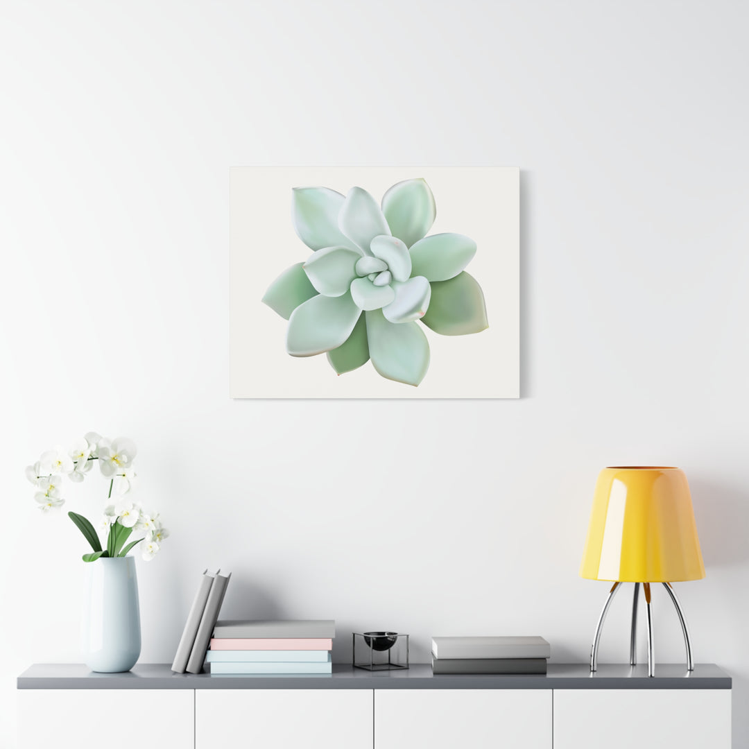 Succulent Canvas Art Pachyveria Haagei Print On Matte Finish Canvas Botanical Wall Decor