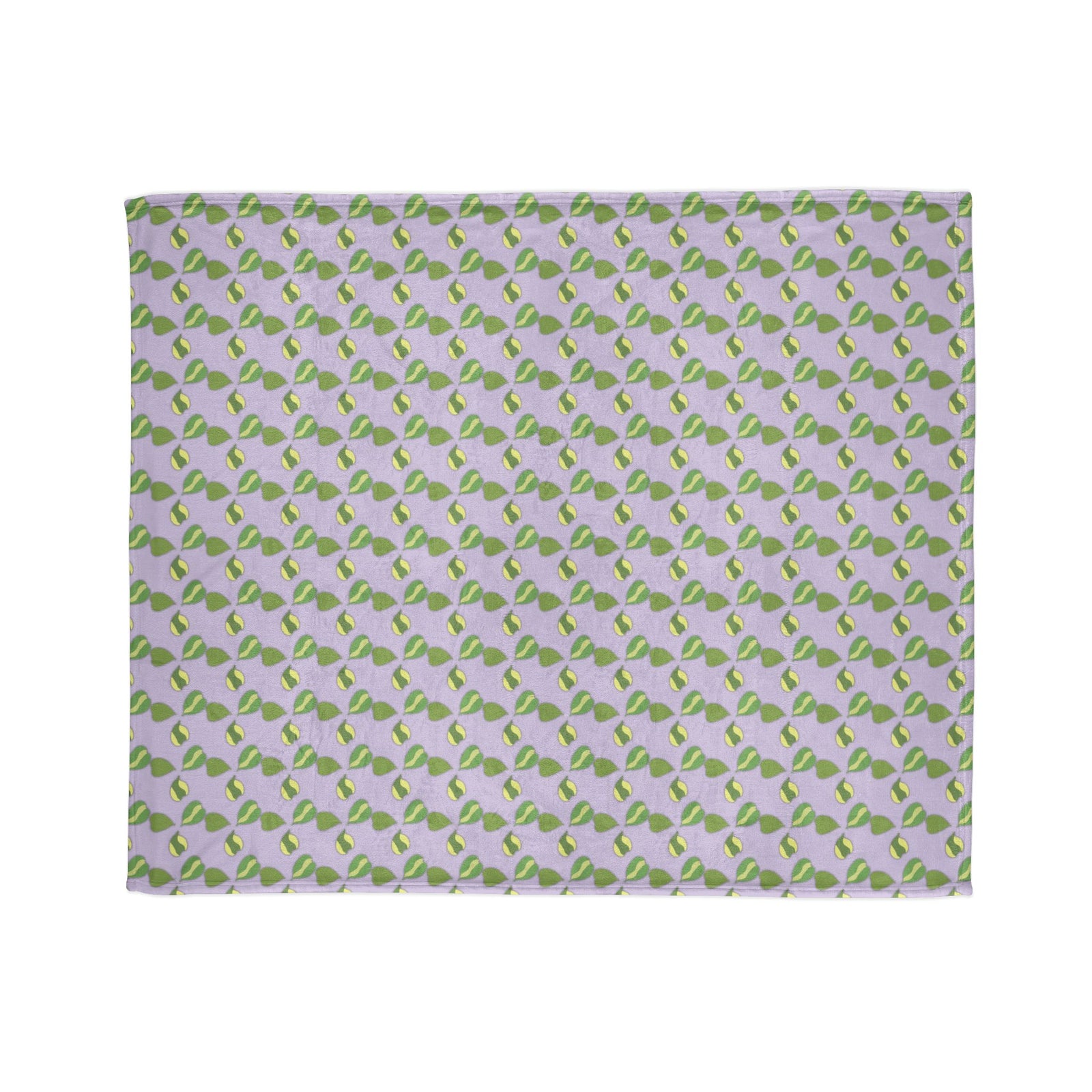 Hoya Kerrii Pattern Cozy Fleece Throw Blanket by Printify