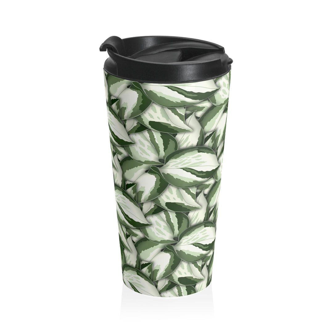 Manjula Pothos Tumbler 20oz Vacuum Insulated Stainless Steel Travel Mug With Leaf Pattern