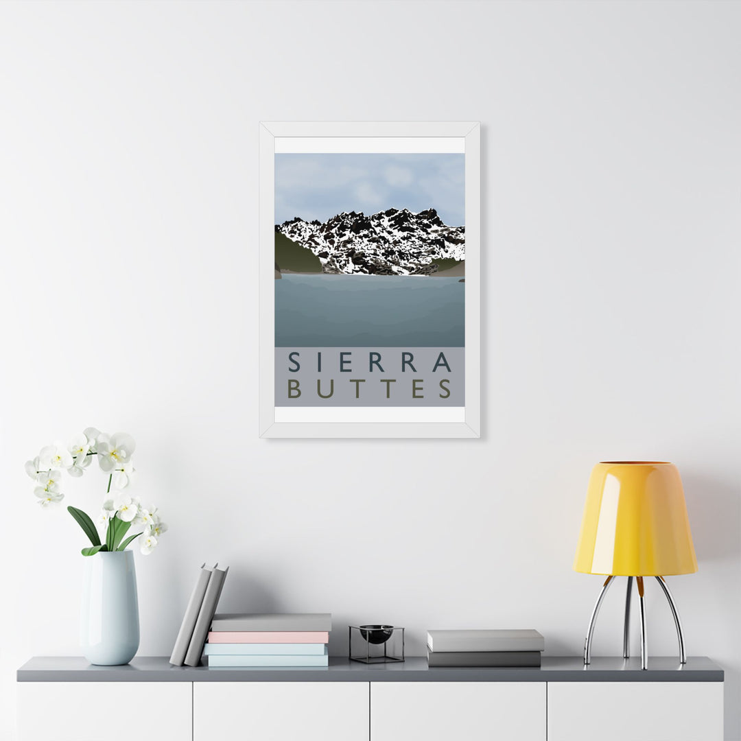 Sierra Buttes Framed Print – Wall Art