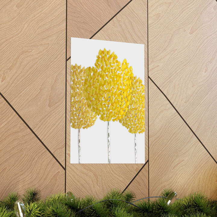 Fall Aspen Print – Unframed Wall Art