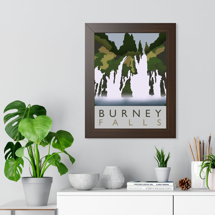 Burney Falls Framed Print – Wall Art