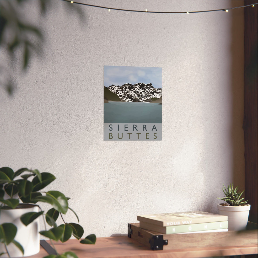 Sierra Buttes Print – Unframed Wall Art
