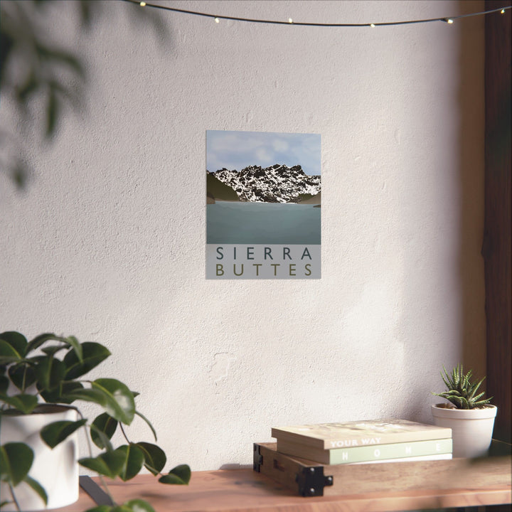 Sierra Buttes Print – Unframed Wall Art