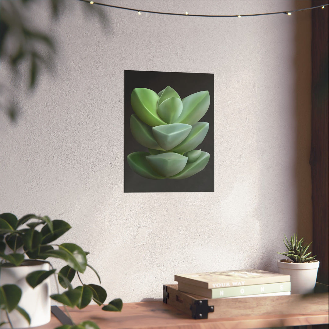 Crassula Botanical Print – Unframed Wall Art