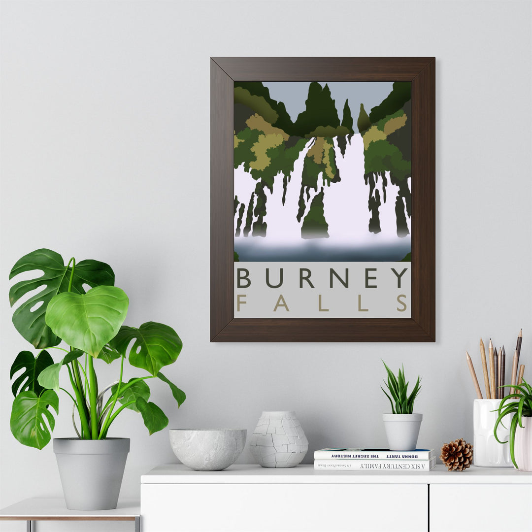 Burney Falls Framed Print – Wall Art